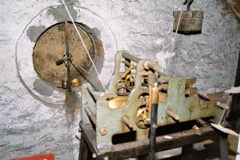 Mechanizm zegara przemysowego browaru w Grudzidzu